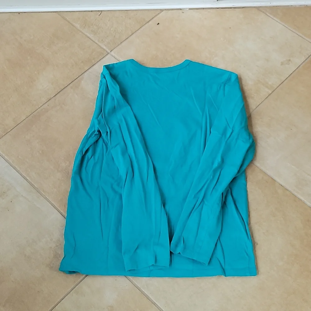 Gap green graphic long sleeve XXL/14